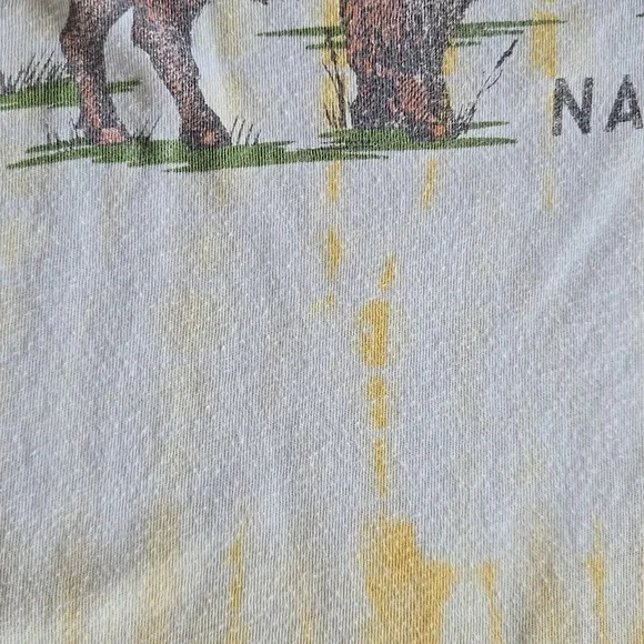 Torrid Yellowstone National Park Yellow Tie-Dye Graphic T-shirt Size 1X - Picture 5 of 9